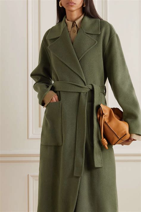 michael kors belted wool coat|More.